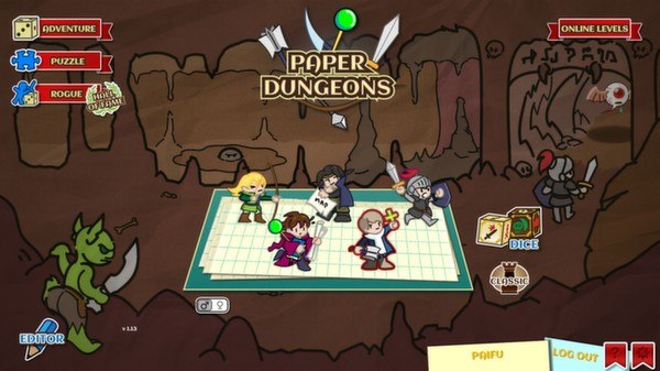 Paper Dungeons Steam CD Key 1.36 $