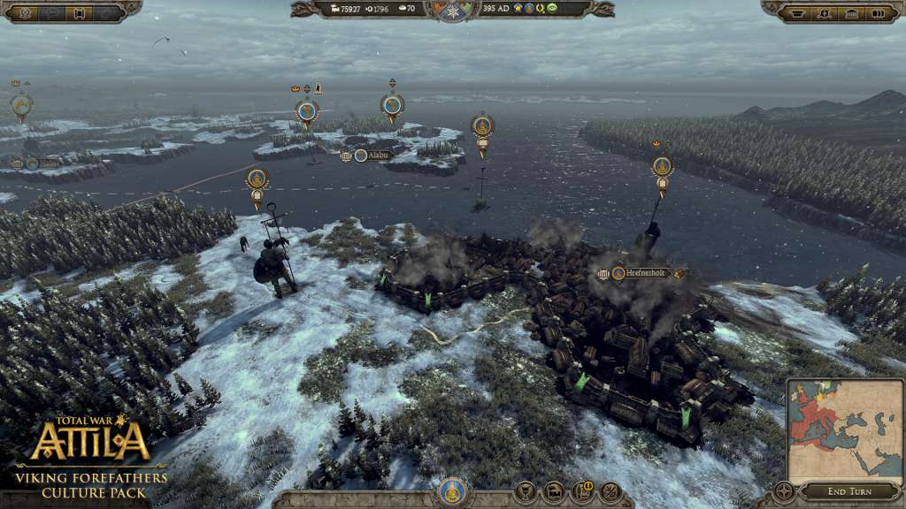 Total War: ATTILA - Viking Forefathers Culture Pack DLC Steam CD Key 4.5 $