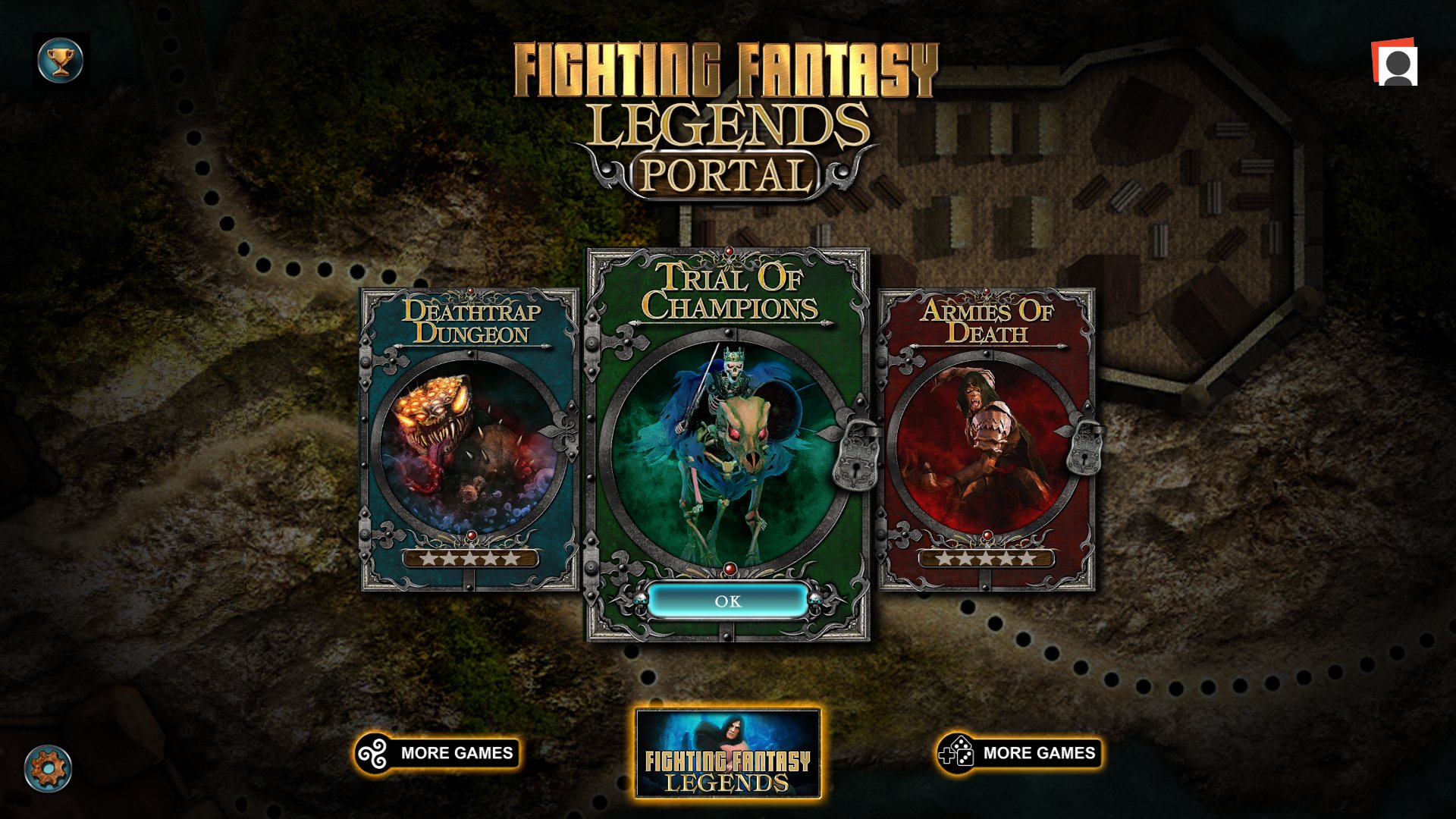 Fighting Fantasy Legends Portal Steam CD Key 2.14 $