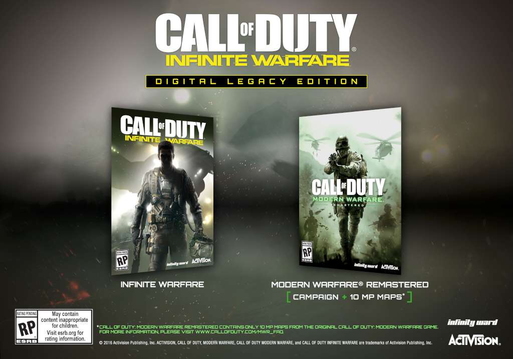 Call of Duty: Infinite Warfare Legacy Edition NA Steam CD Key 68.2 $