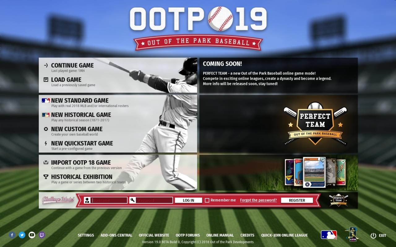 Out of the Park Baseball 19 Steam CD Key 135.58 $