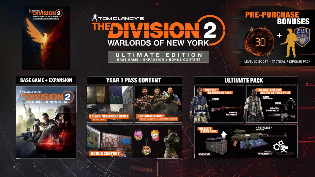 Tom Clancy’s The Division 2 Warlords of New York Ultimate Edition AR XBOX One CD Key 5.62 $