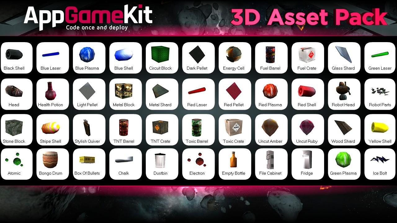AppGameKit - 3D Asset Pack DLC Steam CD Key 1.64 $