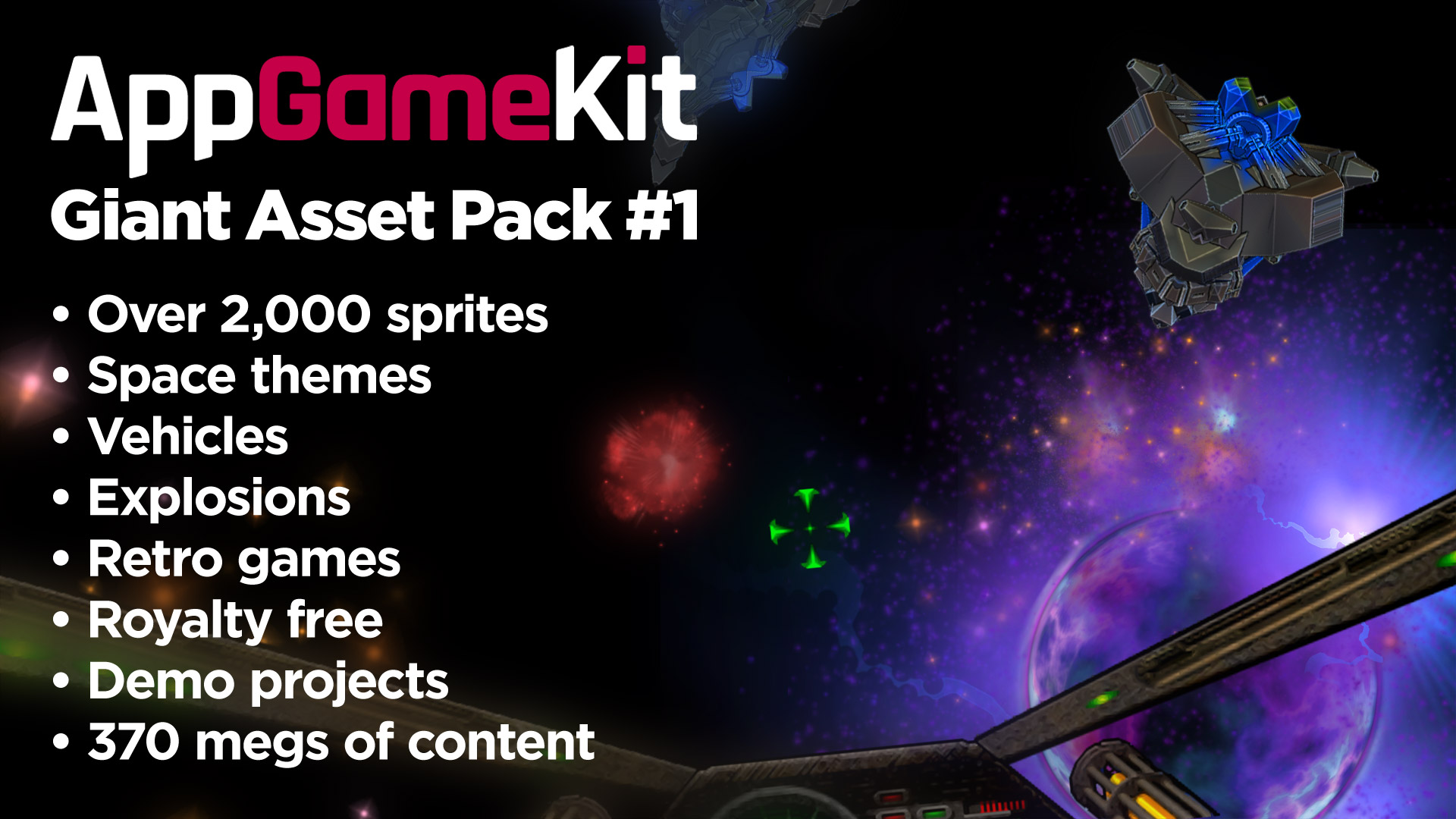 AppGameKit Classic - Giant Asset Pack 1 DLC EU Steam CD Key 2.18 $