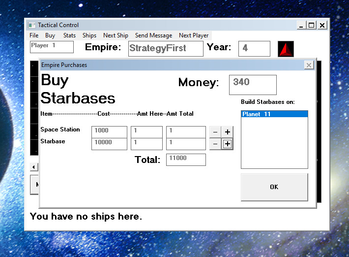 Space Empires I Steam CD Key 1.1 $
