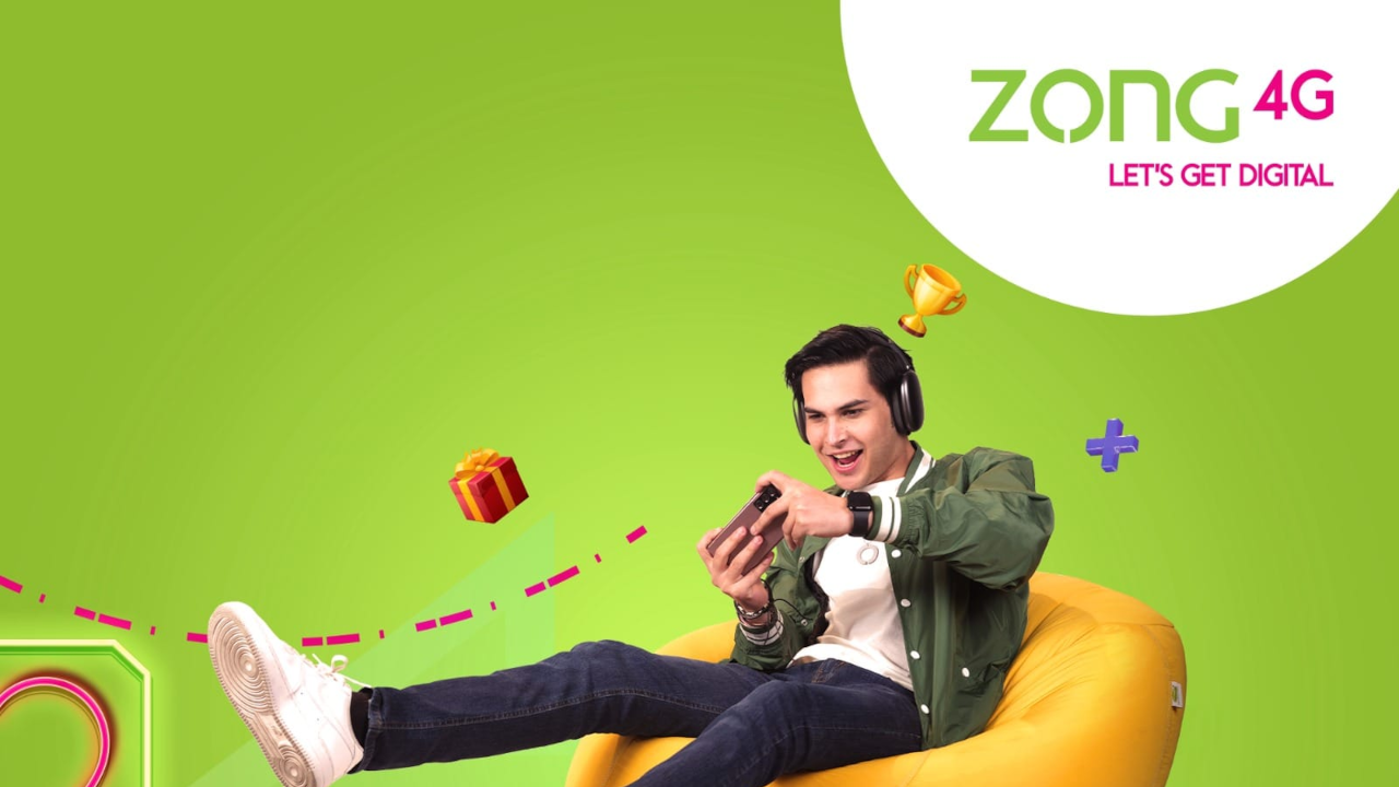 Zong 2320 PKR Mobile Top-up PK 9.42 $