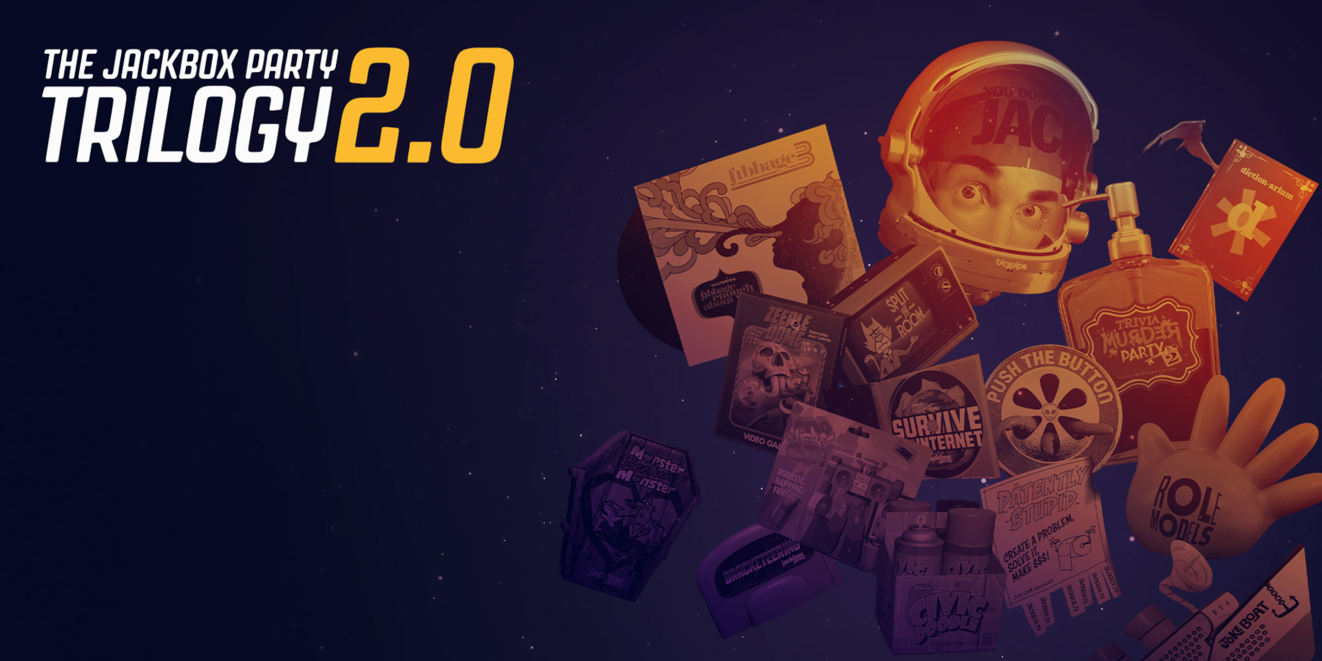 The Jackbox Party Pack Trilogy 2.0 Steam CD Key 47.83 $