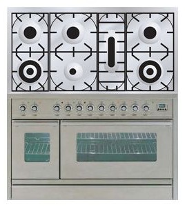Photo Kitchen Stove ILVE PSW-1207-VG Stainless-Steel