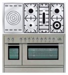 ILVE PSL-120S-VG Stainless-Steel Σόμπα κουζίνα