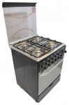 Fresh 60x60 ITALIANO black st.st. top Кухненската Печка