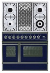 ILVE QDC-90BW-MP Blue Virtuves Plīts