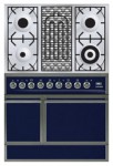 ILVE QDC-90B-MP Blue Virtuves Plīts