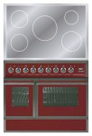 ILVE QDCI-90W-MP Red Σόμπα κουζίνα
