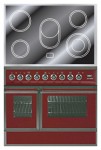 ILVE QDCE-90W-MP Red موقد المطبخ