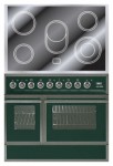 ILVE QDCE-90W-MP Green Кухонная плита