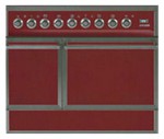 ILVE QDC-90F-MP Red Σόμπα κουζίνα