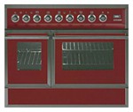 ILVE QDC-90FW-MP Red 厨房炉灶