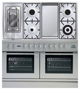 Photo Kitchen Stove ILVE PDL-120FR-MP Stainless-Steel