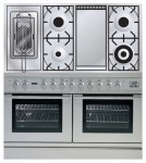 ILVE PDL-120FR-MP Stainless-Steel Stufa di Cucina