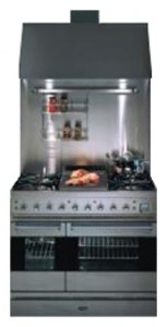 Foto Estufa de la cocina ILVE PD-90BL-VG Stainless-Steel