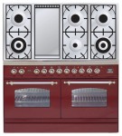 ILVE PDN-120F-VG Red Σόμπα κουζίνα