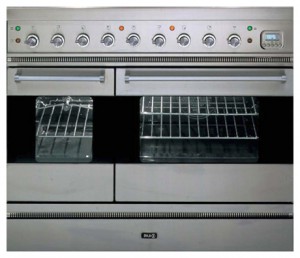 φωτογραφία Σόμπα κουζίνα ILVE PD-90V-MP Stainless-Steel