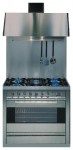 ILVE P-90B-VG Stainless-Steel Estufa de la cocina