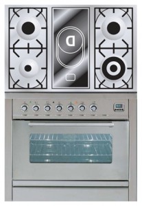 Photo Kitchen Stove ILVE PW-90V-VG Stainless-Steel