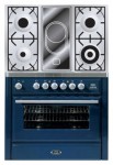 ILVE MT-90VD-VG Blue Fogão de Cozinha