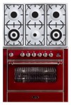 ILVE M-906D-MP Red Virtuvės viryklė