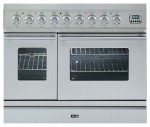 ILVE PDW-90B-MP Stainless-Steel Σόμπα κουζίνα