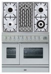 ILVE PDW-90B-VG Stainless-Steel Virtuves Plīts