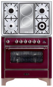 снимка Кухненската Печка ILVE M-90ID-E3 Red