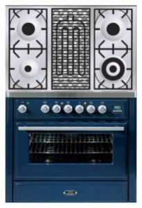 照片 厨房炉灶 ILVE MT-90BD-VG Blue