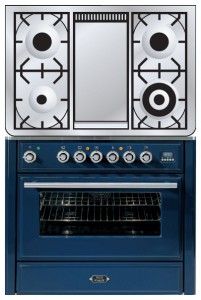 照片 厨房炉灶 ILVE MT-90FD-VG Blue