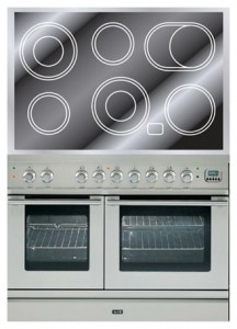 Photo Kitchen Stove ILVE PDLE-100-MP Stainless-Steel