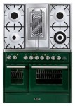 ILVE MTD-100RD-E3 Green Virtuves Plīts