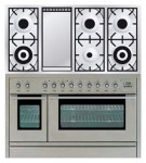 ILVE PSL-120F-MP Stainless-Steel Σόμπα κουζίνα