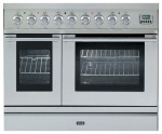 ILVE PDL-90V-MP Stainless-Steel Σόμπα κουζίνα