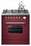 ILVE P-70N-MP Red Kitchen Stove
