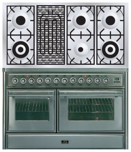 Photo Kitchen Stove ILVE MTS-120BD-VG Stainless-Steel