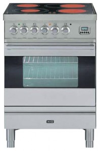 Photo Kitchen Stove ILVE PFE-60-MP Stainless-Steel