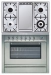 ILVE P-90FL-VG Stainless-Steel Fogão de Cozinha