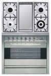 ILVE P-90F-VG Stainless-Steel Kitchen Stove