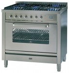 ILVE T-90CW-VG Stainless-Steel Stufa di Cucina