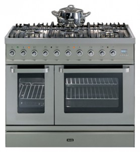 Photo Kitchen Stove ILVE TD-90L-VG Stainless-Steel