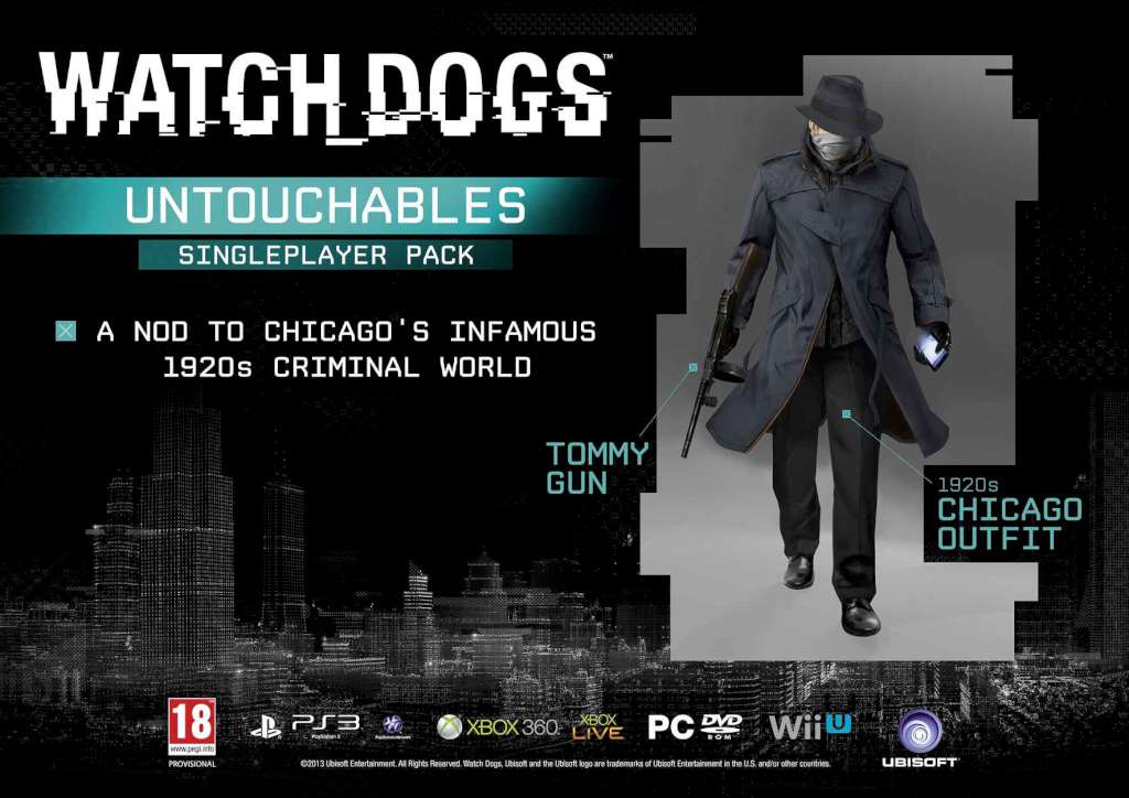 Watch Dogs - Untouchables, Club Justice and Cyberpunk Packs DLC EU Ubisoft Connect CD Key 1.57 $