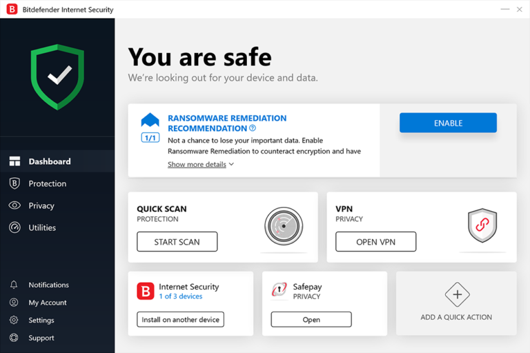 Bitdefender Total Security 2024 Trial Key (3 Months / 5 Devices) 2.14 $