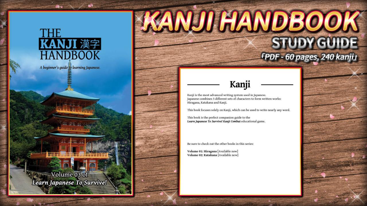 Learn Japanese To Survive! Kanji Combat - Study Guide DLC Steam CD Key 1.76 $
