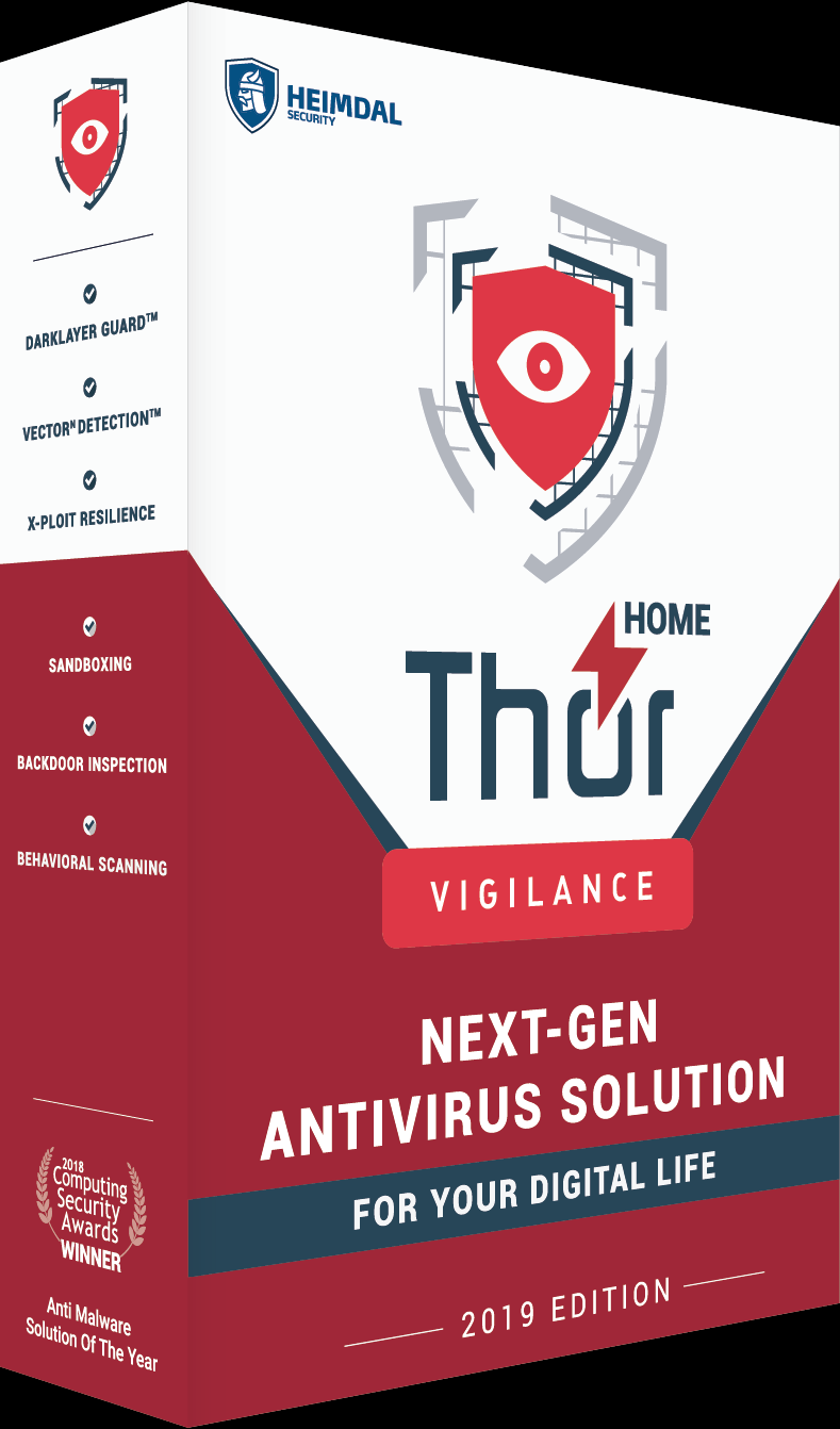 THOR Vigilance Home - Antivirus (1 year / 3 PCs) 18.36 $